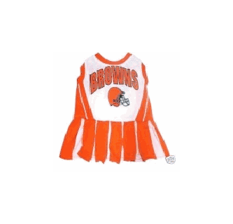 Cleveland Browns Cheerleader Dog Dress Cleveland Browns Cheerleader Dog Dress