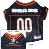 Chicago Bears Satin Mesh Dog Jersey