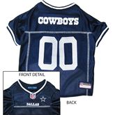 Dallas Cowboys Satin Mesh Dog Jersey