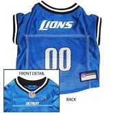 Detroit Lions Satin Mesh Dog Jersey