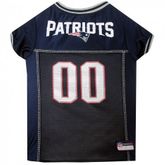 New England Patriots Satin Mesh  Dog Jersey - Alternate Style
