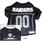 Oakland Raiders Satin Mesh Dog Jersey