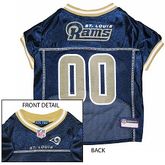 St. Louis Rams Satin Mesh Dog Jersey