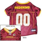 Washington Redskins Satin Mesh Dog Jersey