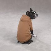 Zack & Zoey Fleece Lined Dog Hoodie - BROWN