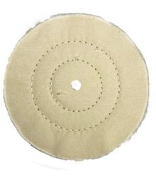 CUSHION BUFF 4 INCH DIAMETER 7/16" ARBOR HOLE PACK OF 12