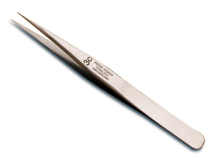 PEER VIGOR TWEEZER SWISS STAINLESS STEEL 3C