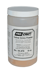 PROCRAFT YELLOW OCHRE POWDER 1/2 LB.