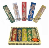 PATIKIL Chinese Calligraphy Ink Stick - 2 Pcs Rectangle Oil Smoke Ink Stick For Painting & Drawing, 9.5x2.4x1cm - View #8