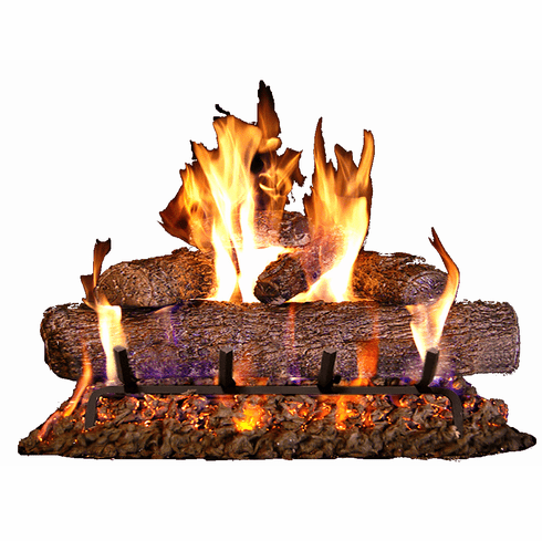 Fyreside Builder Vented Gas Logs Live Oak 18 inch 68YEP Propane | AZ Grills