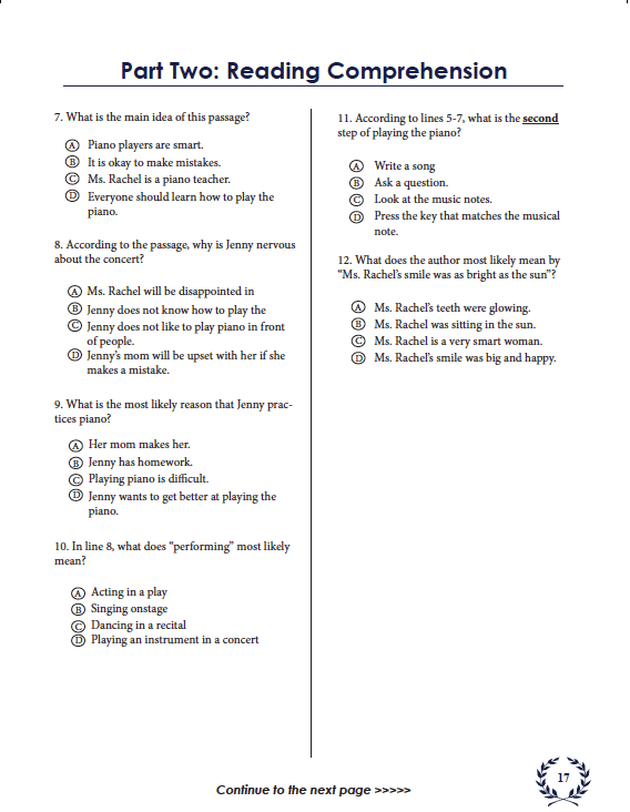 ISEE Primary 2 Practice Test isee-primary-2-practice-test
