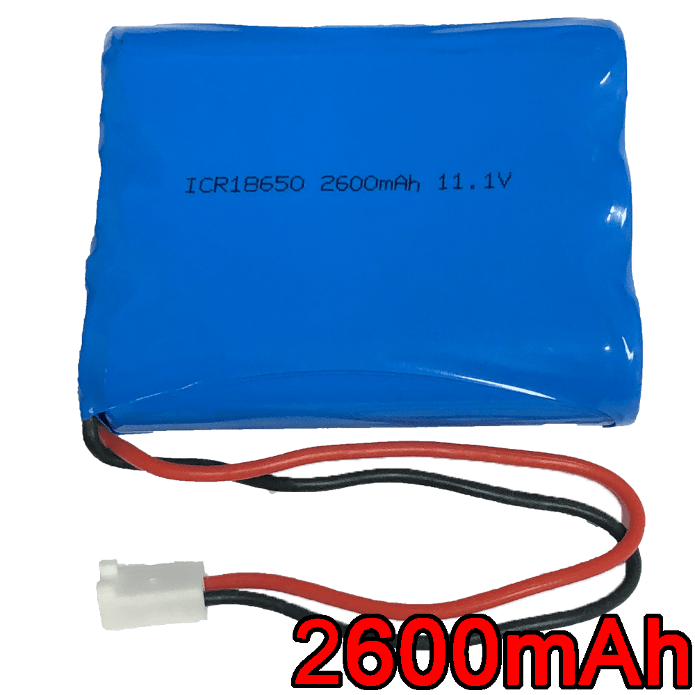 11.1V 2600mAh 28.86Wh Lithium Ion 18650 3 Cell Battery Pack