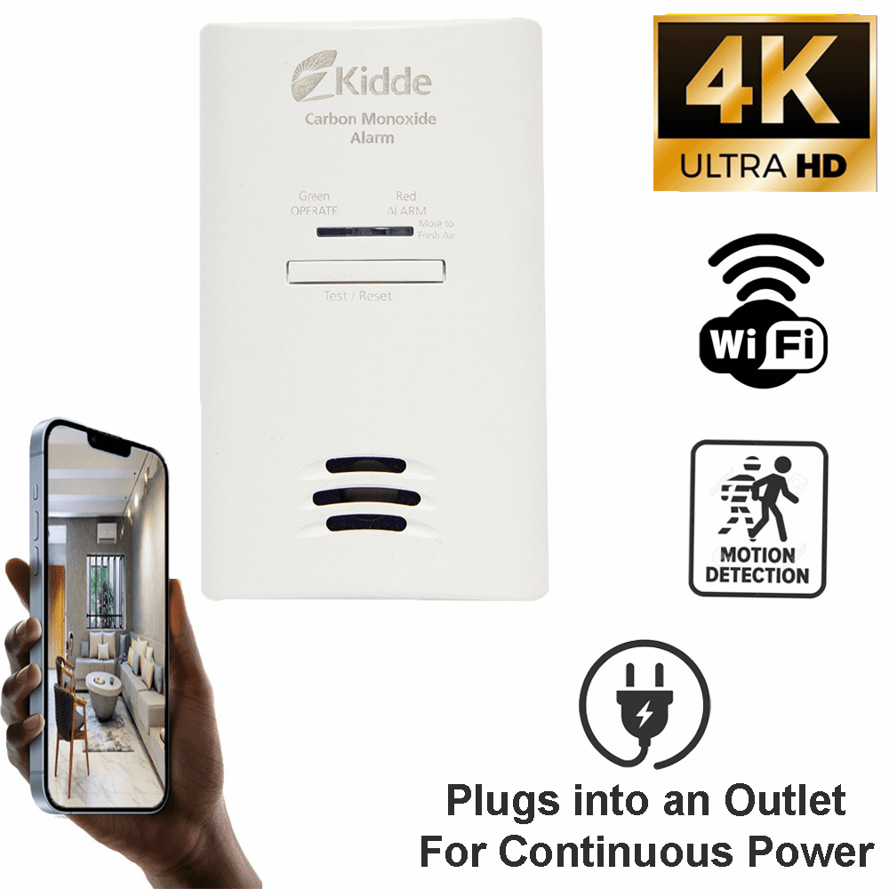 4K HD WiFi Spy Cameras (4K Resolution)