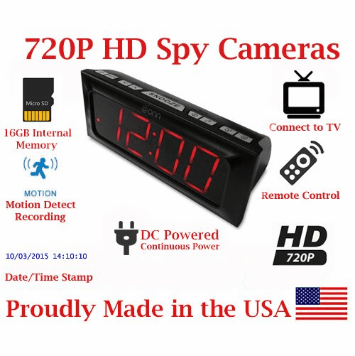 AC Powered Spy Cameras // Easy to use Nanny Cameras