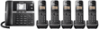 Panasonic 4-Line Phone BASE + 5 Cordless HANDSETS Panasonic 4-Line Phone BASE + 5 Cordless HANDSETS