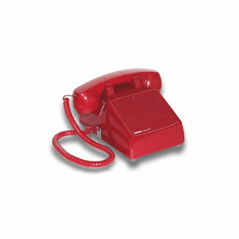 Viking Electronics VK-K-1500P-D No Dial Desk Phone - Red
