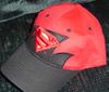 Superman Youth Baseball Cap Red/Black