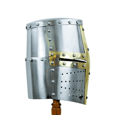 14th Century Great Helm - 16 Gauge