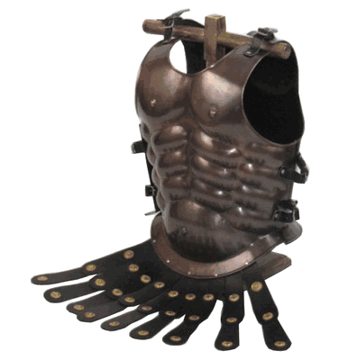 Antiqued Bronze Royal Muscle Armor