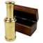 Brass Pullout Telescope w/ Wood Box