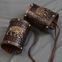 Celtic Leather Cuffs with Wild Boars