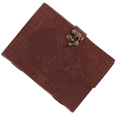 Celtic Lovebirds Leather Journal
