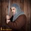 Chainmail Coif  Butted Round Rings  Zinc Coated