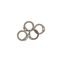 DFNM 1 kg Loose Chainmail Rings - Mild Steel Dome Riveted Flat Rings with Rivets 17 Gauge / 9 mm