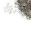DFNM 1 kg Loose Chainmail Rings - Mild Steel Dome Riveted Flat Rings with Rivets 18 Gauge / 7 mm