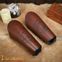 Embossed Three Headed Dragon Leather Bracers Set