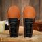 Embossed Three Headed Dragon Leather Bracers Set
