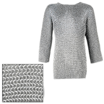 Full Sleeve Hauberk Chainmail - M