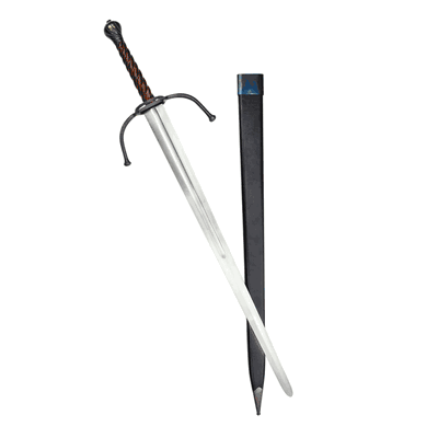 German Longsword with Twisted Wood Grip  Stage Combat Version