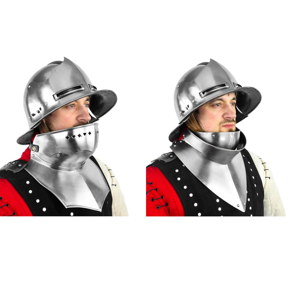 German / Swiss Visored KettleSallet Helm