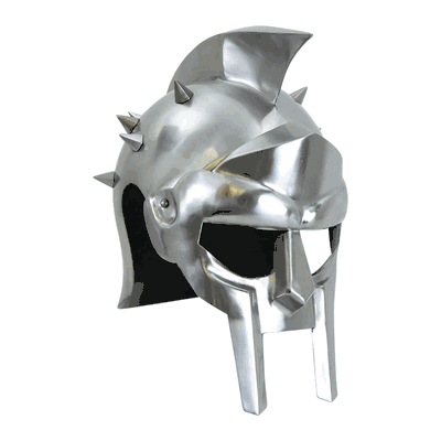Gladiator Helm with Spikes - 18 Gauge