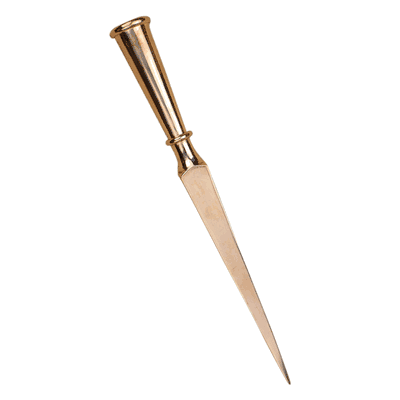 Greek Sauroter Spear Buttcap- Bronze
