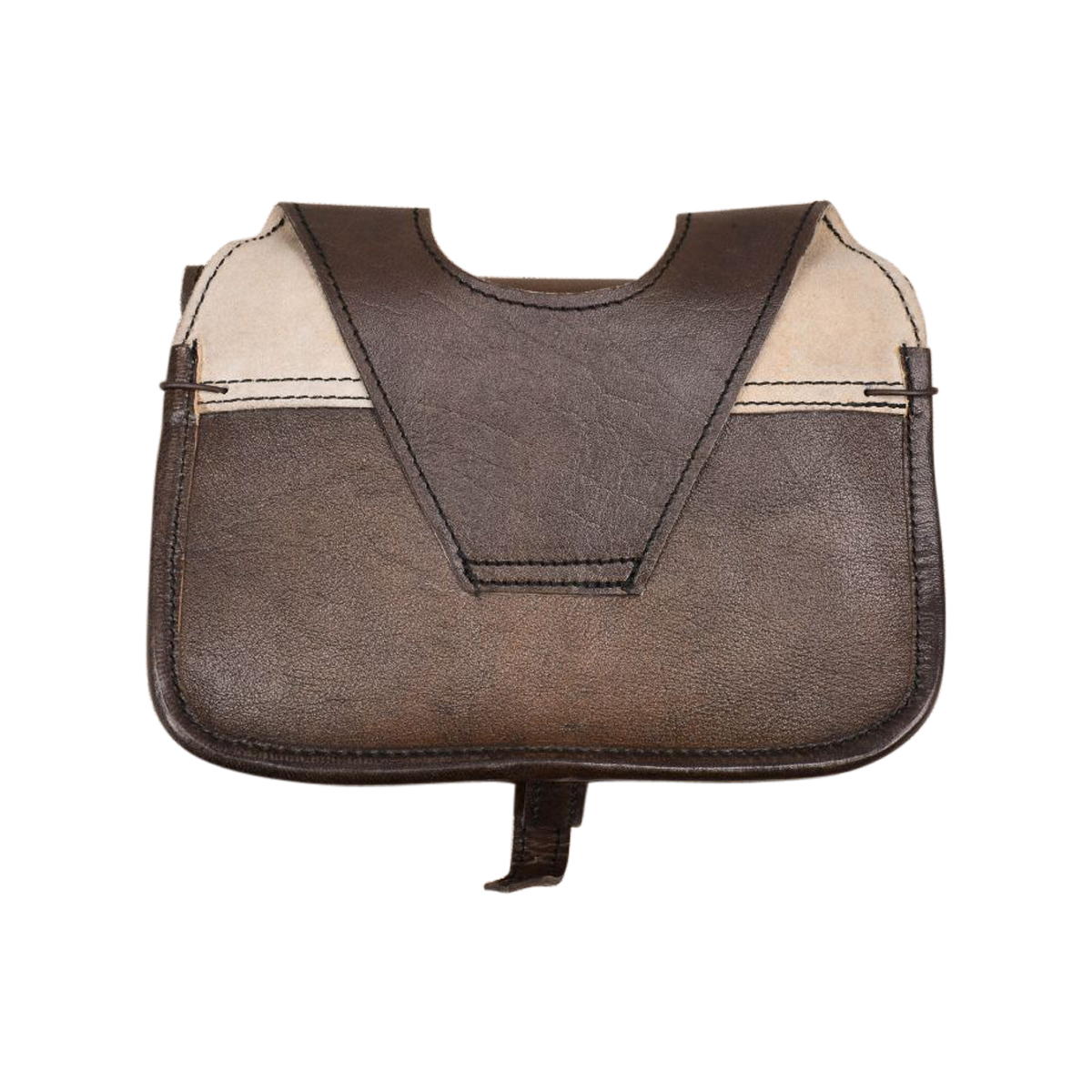 Large Medieval Leather Belt Pouch KWAH3957