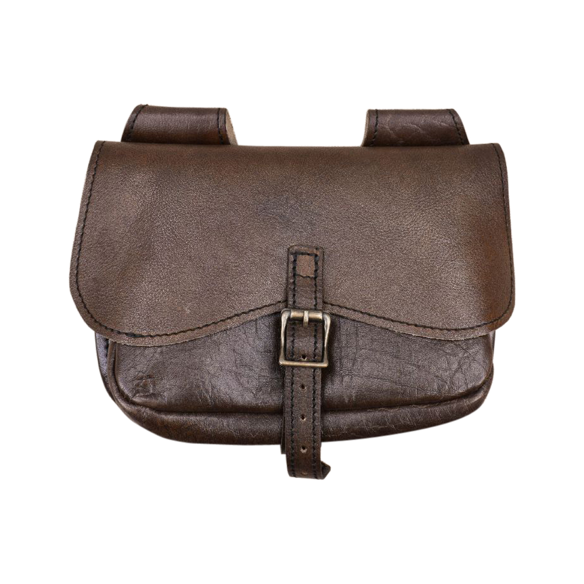 Large Medieval Leather Belt Pouch KWAH3957