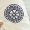 Late Roman Embroidered Tunic  Dark Blue