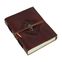 Leather-Bound Journal with Inset Stone