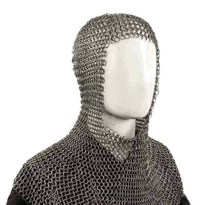 Mail Coif - Butted High Tensile Wire Rings