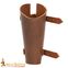 Medieval Archers Leather Bracer for Left Arm - Single Bracer - Brown