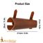 Medieval Archers Leather Bracer for Left Arm - Single Bracer - Brown