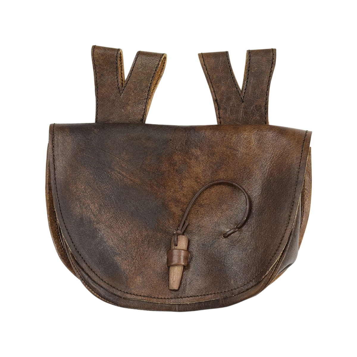 Medieval Leather Belt Pouch KWAH3956