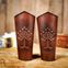 Men of the West Genuine Leather Bracers Set  Brown