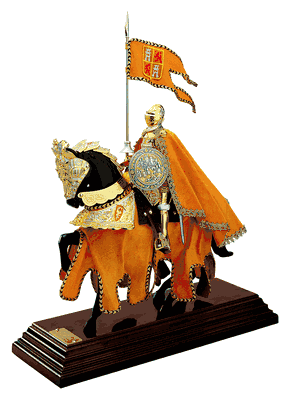Mounted English Knight II in Suit of Armor by Marto
