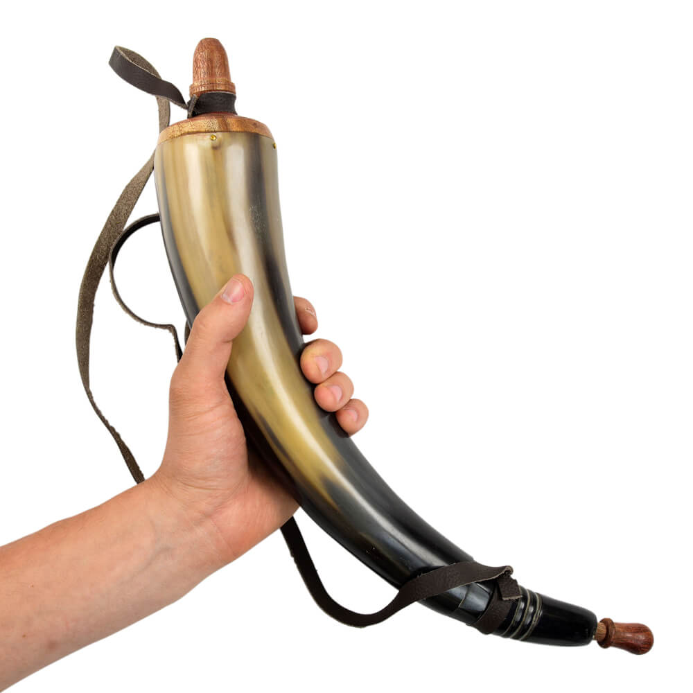 Powder Horn with Wooden Plug SNHB4251 Powder Horns