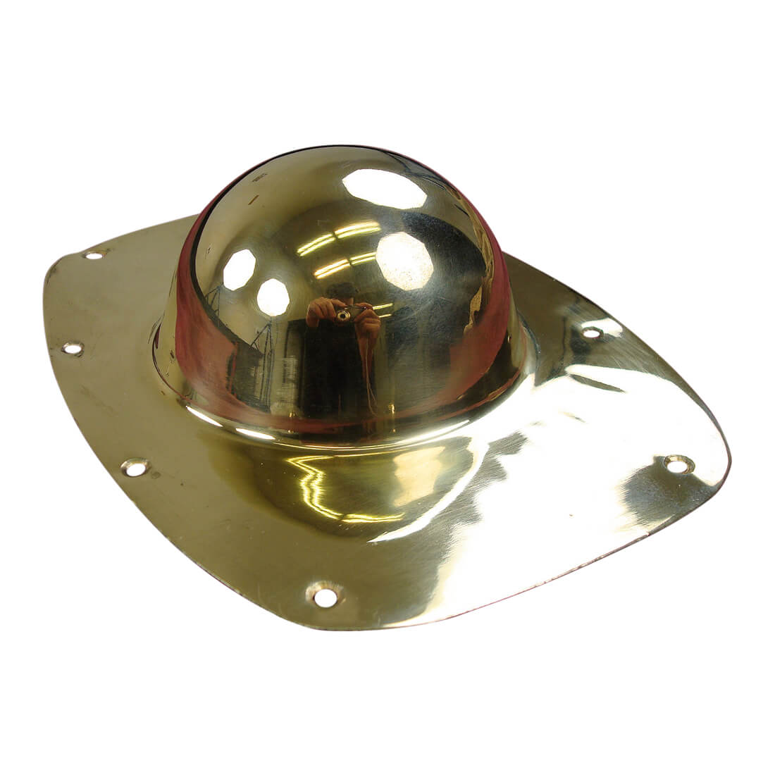 Rectangular Roman Brass Shield Boss