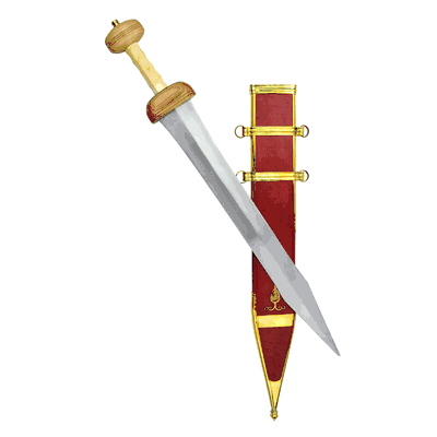 Roman Mainz Gladius - Red Scabbard