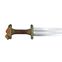 Scandinavian Vendel Chieftain's Sword - Brass Hilt with Tin Plated Accents